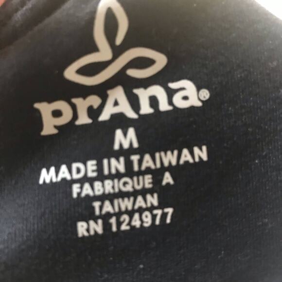 Prana Paisley Green Cropped Yoga Leggings Women’s Size Medium - Picture 5 of 7